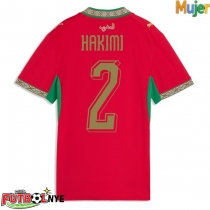 Camiseta Marruecos Achraf Hakimi #2 Primera Equipación para mujer Mundial 2026 manga corta